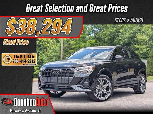 Mythos Black Metallic 2025 Audi Q3 45 S line Premium Plus