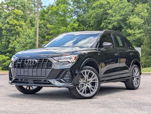 Mythos Black Metallic 2025 Audi Q3 45 S line Premium Plus