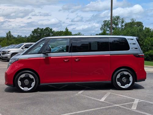 Cherry Red 2025 Volkswagen ID. Buzz Pro S