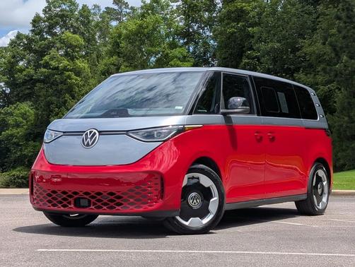 Cherry Red 2025 Volkswagen ID. Buzz Pro S