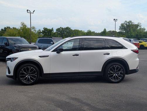 Rhodium White Premium 2025 Mazda CX-70 PHEV Premium Plus Package