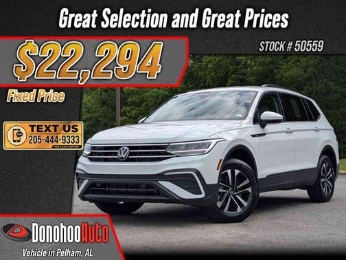 Pure White 2024 Volkswagen Tiguan 2.0T S
