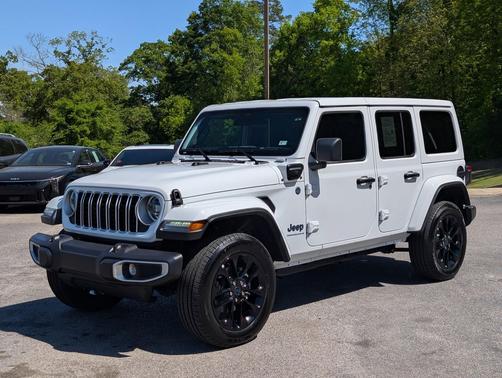 Bright White Clearcoat 2025 Jeep Wrangler 4xe Sahara