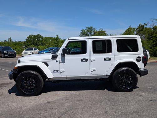 Bright White Clearcoat 2025 Jeep Wrangler 4xe Sahara