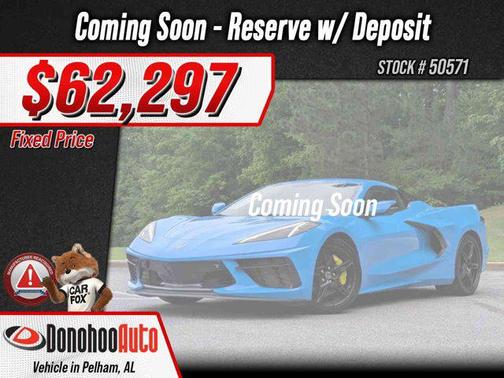 Rapid Blue 2022 Chevrolet Corvette Stingray w/2LT