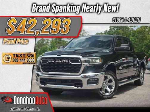 Diamond Black Crystal Pearlcoat 2025 RAM 1500 Big Horn/Lone Star