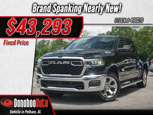 Diamond Black Crystal Pearlcoat 2025 RAM 1500 Big Horn/Lone Star