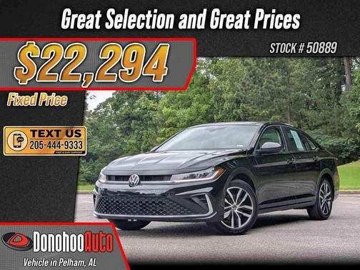Deep Black Pearl 2025 Volkswagen Jetta 1.5T SE
