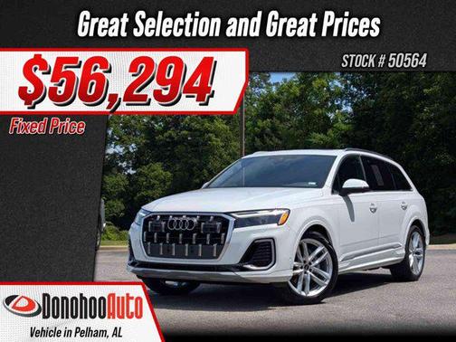 Glacier White Metallic 2025 Audi Q7 55 Premium Plus