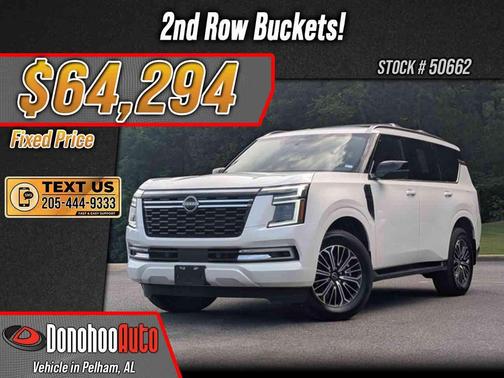 Aspen White Tricoat 2025 Nissan Armada SL 4WD