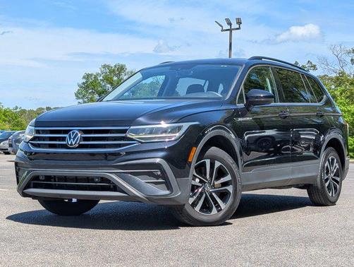 Deep Black Pearl 2023 Volkswagen Tiguan 2.0T S