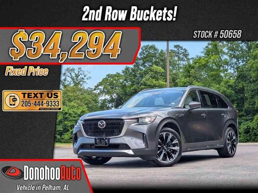 Machine Gray Metallic 2024 Mazda CX-90 PHEV Premium Plus