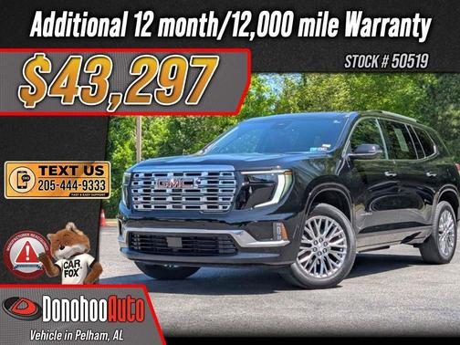 Ebony Twilight Metallic 2024 GMC Acadia Denali