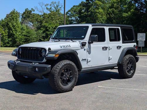 Bright White Clearcoat 2025 Jeep Wrangler 4xe Willys