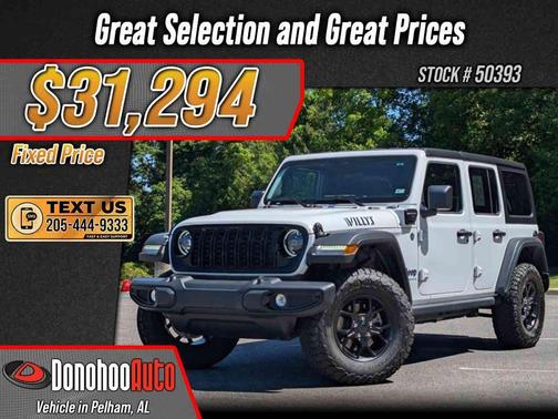 Bright White Clearcoat 2025 Jeep Wrangler 4xe Willys