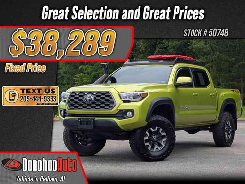 Electric Lime Metallic 2023 Toyota Tacoma TRD Off Road Truck