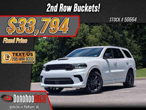 White Knuckle Clearcoat 2024 Dodge Durango GT Premium RWD