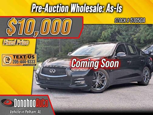 Black Obsidian 2015 INFINITI Q50 Premium