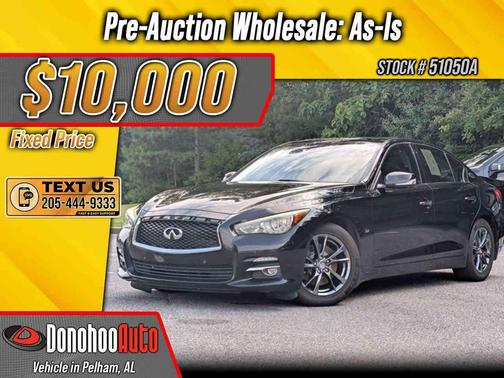 Black Obsidian 2015 INFINITI Q50 Premium