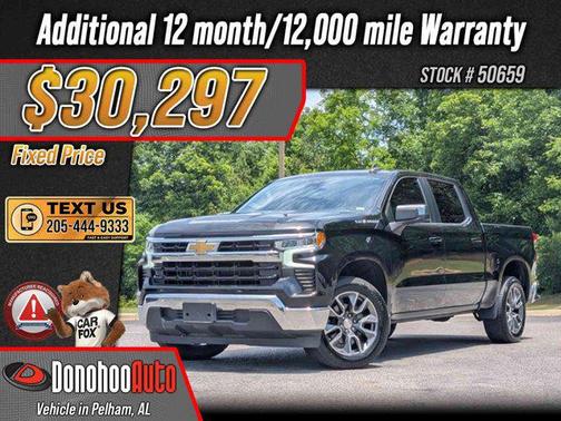 Black 2022 Chevrolet Silverado 1500 LT