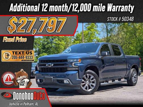 Northsky Blue Metallic 2021 Chevrolet Silverado 1500 RST