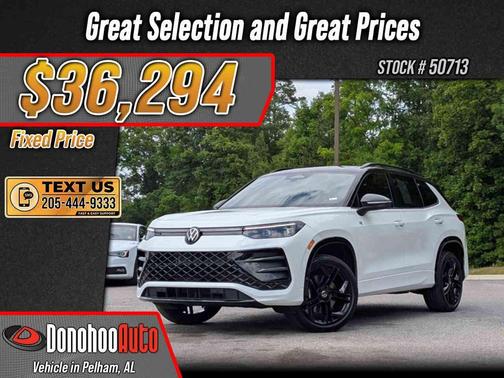 Opal White Pearl 2025 Volkswagen Tiguan 2.0T SE R-Line Black 4MOTION