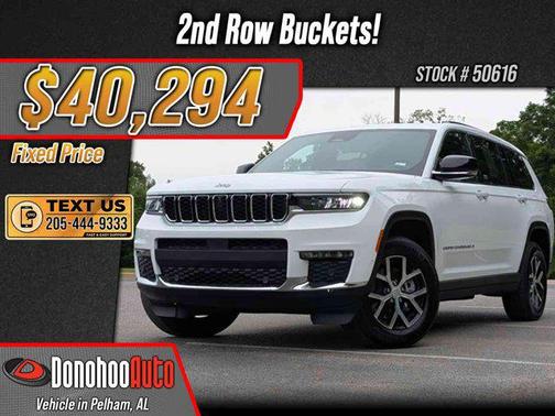 Bright White Clearcoat 2025 Jeep Grand Cherokee L Limited