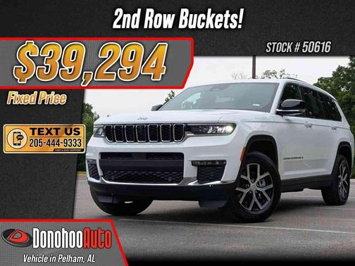 Bright White Clearcoat 2025 Jeep Grand Cherokee L Limited