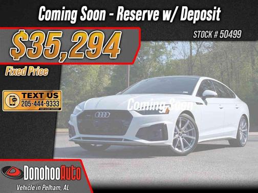 Arkona White 2025 Audi A5 Sportback 45 S Line Premium