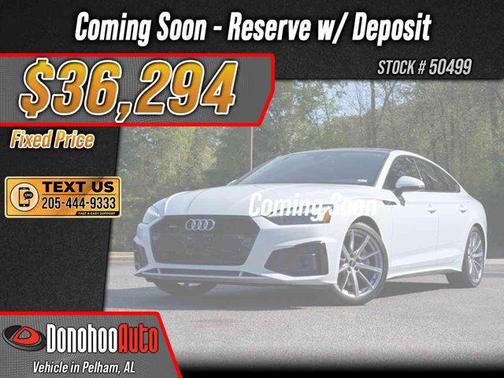Arkona White 2025 Audi A5 Sportback 45 S Line Premium