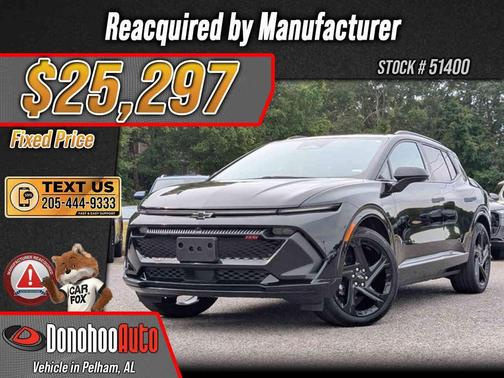 Black 2025 Chevrolet Equinox EV RS