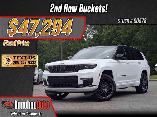 Bright White Clearcoat 2023 Jeep Grand Cherokee L Summit