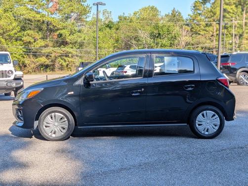 Jet Black Metallic 2024 Mitsubishi Mirage ES