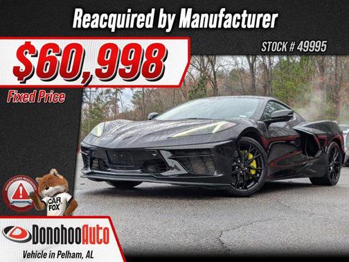 Black 2023 Chevrolet Corvette Stingray w/3LT