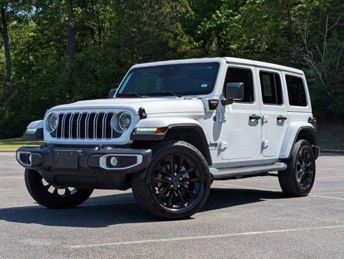 Bright White Clearcoat 2025 Jeep Wrangler 4xe Sahara