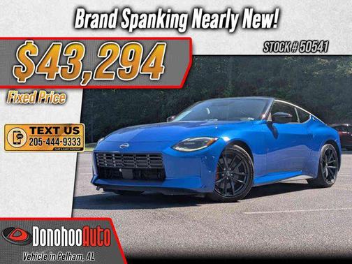 Seiran Blue Metallic/Super Black 2024 Nissan Z Performance Manual