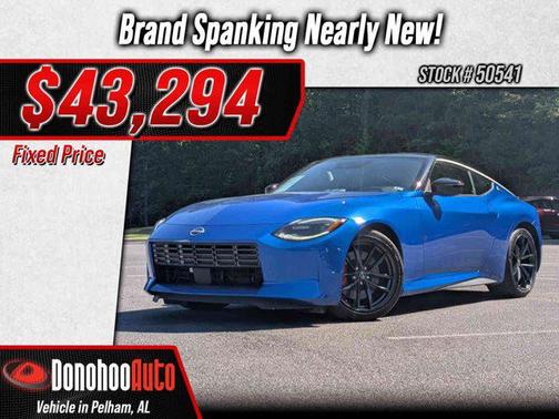 Seiran Blue Metallic/Super Black 2024 Nissan Z Performance Manual