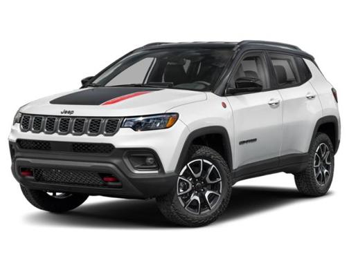 Bright White Clearcoat 2025 Jeep Compass Trailhawk