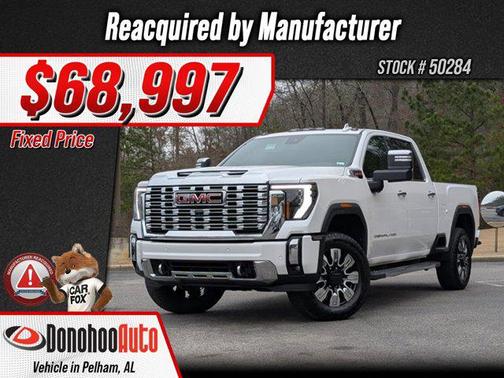 White Frost Tricoat 2024 GMC Sierra 2500 Denali