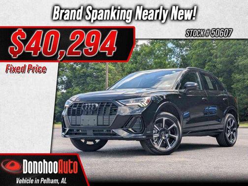 Mythos Black Metallic 2025 Audi Q3 45 S line Premium Plus