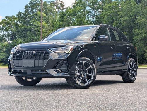 Mythos Black Metallic 2025 Audi Q3 45 S line Premium Plus