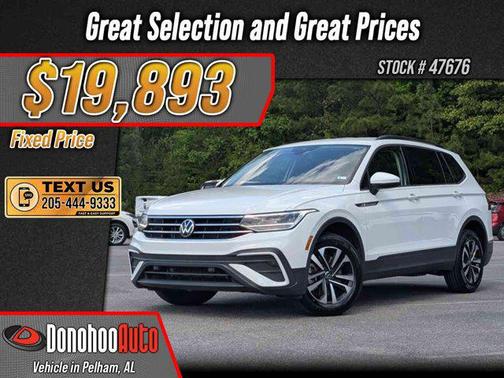 Pure White 2023 Volkswagen Tiguan 2.0T S