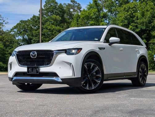 Rhodium White Premium 2024 Mazda CX-90 PHEV Premium