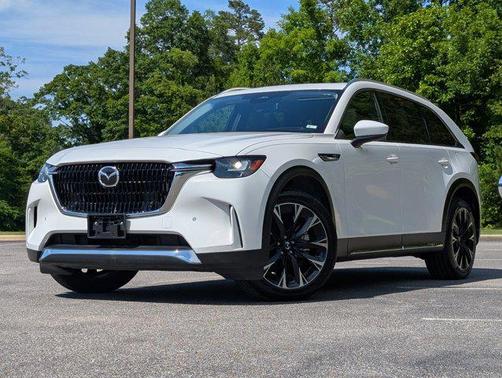 Rhodium White Premium 2024 Mazda CX-90 PHEV Premium