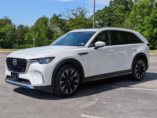 Rhodium White Premium 2024 Mazda CX-90 PHEV Premium