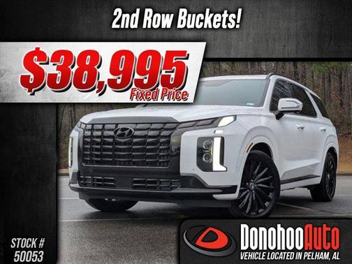 Hyper White 2024 Hyundai PALISADE Calligraphy Night Edition SUV