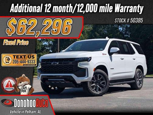 Summit White 2024 Chevrolet Tahoe 4WD Z71
