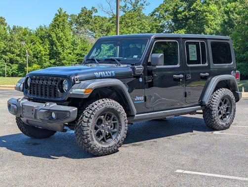 Black Clearcoat 2025 Jeep Wrangler 4xe Willys