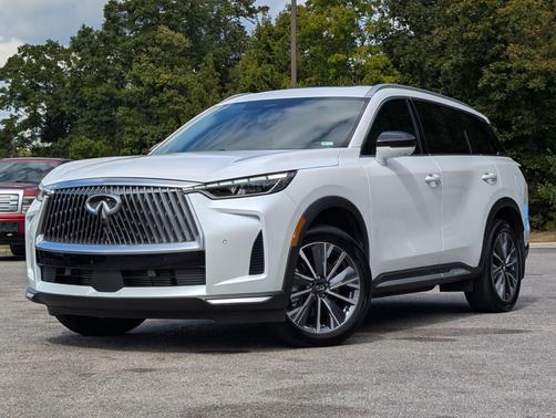 Radiant White 2026 INFINITI QX60 LUXE AWD