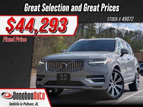 Vapour Grey Metallic 2024 Volvo XC90 Recharge Plug-In Hybrid T8 Plus Bright Theme 7-Seater